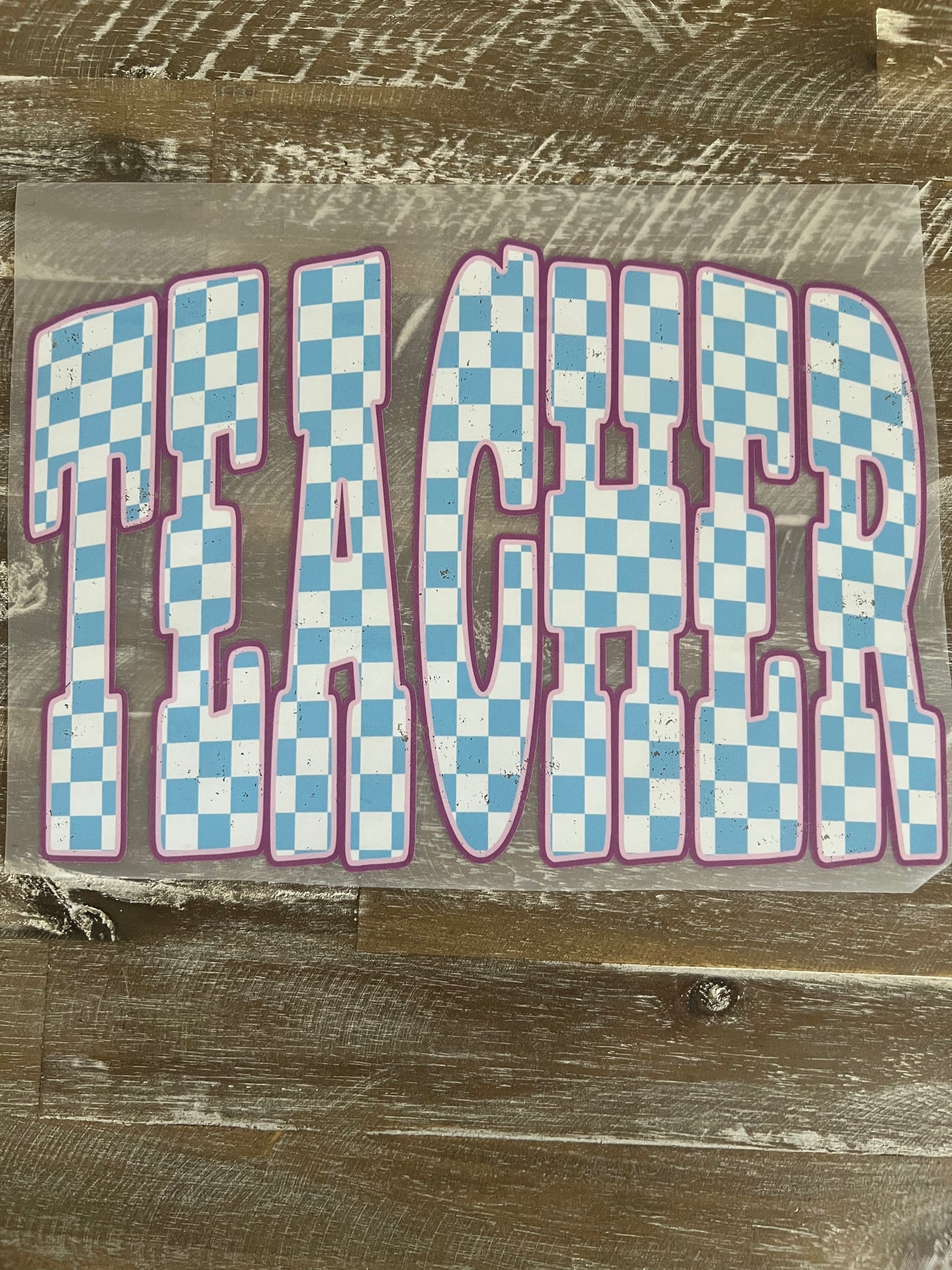 Teacher (checkered)
